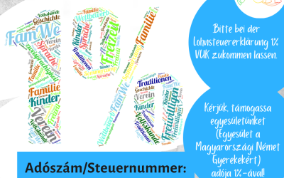 Unterstützung mit dem 1% der Steuerabgaben